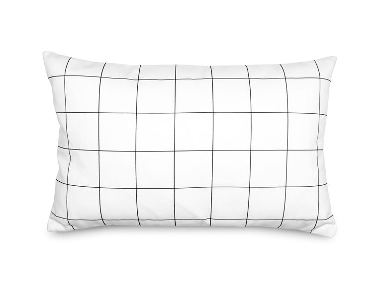 Grid Accent Pillow - Insert Included - Olli+Lime